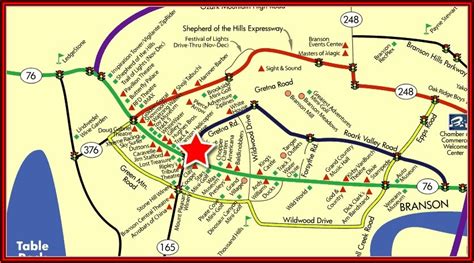 Map Of Branson Hotels - Map : Resume Examples #jl10AmAK2b