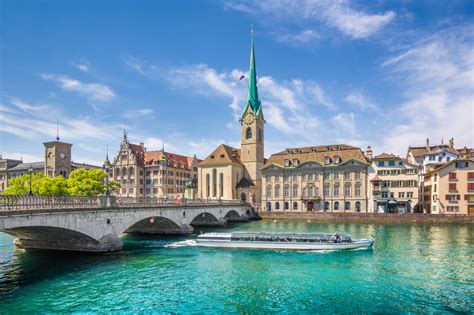 Historic Center of Zurich, Switzerland jigsaw puzzle in Bridges puzzles ...