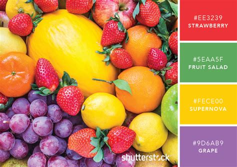 101 Color Combinations to Inspire Your Next Design – Fruits Color ...