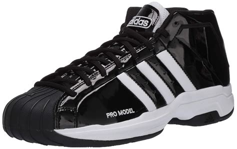 adidas 's Pro Model 2g Basketball Shoe in Black/ White/Black (Black ...