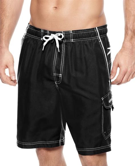 Lyst - Speedo Swimwear, Marina Swim Trunks in Black for Men - Save 39%