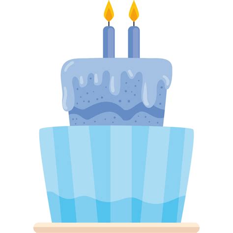 blue birthday cake 24095932 PNG