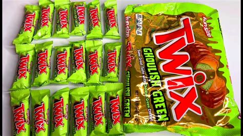 New Halloween TWIX GHOULISH 🧟 GREEN Fun Size Cookie Candy Bars ...