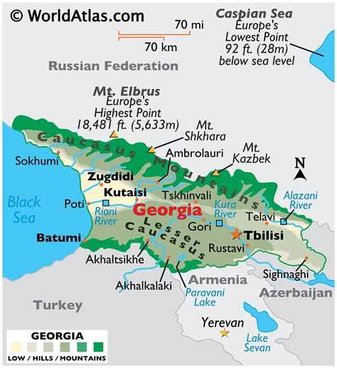 Georgia Maps & Facts - World Atlas