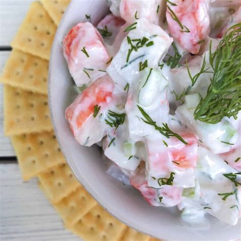 Healthy Imitation Crab Meat Salad - Aleka's Get-Together