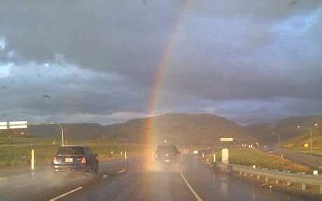 Rainbow's end found, but there is no pot of gold