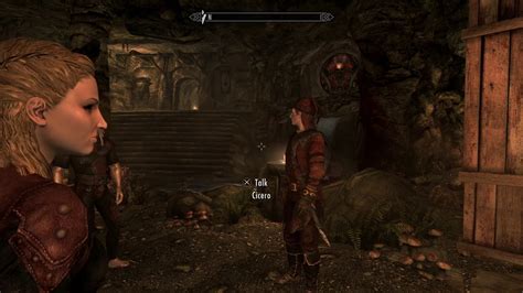 Skyrim The Dark Brotherhood Meeting Cicero - YouTube