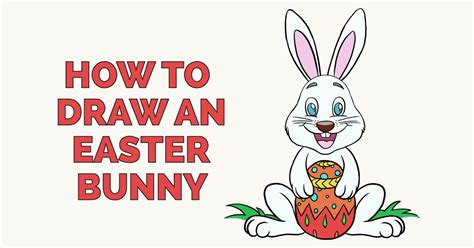 How To Draw An Easter Bunny Really Easy Drawing Tutorial Bunny | Images ...