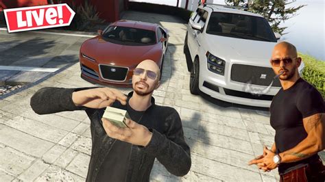 GTA5 Andrew Tate is back CAR MEET Come chill with the TOPG - YouTube