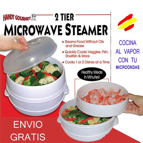 MICROWAVE STEAMER cooker, STEAM with thy MICROWAVE 2 levels ...