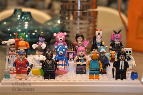 My current collection of custom LEGO Fortnite Minifigures. All are ...