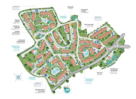 Mapa of the resort Clube Albufeira