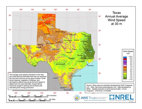 WINDExchange: Texas 30-Meter Residential-Scale Wind Resource Map