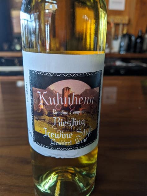 Riesling Icewine Style Dessert Wine 375ml Bottle – Kuhnhenn Brewing Co.