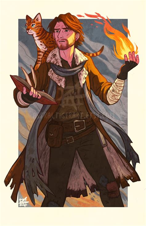 Caleb Widogast Print Critical Role Fan Art | Etsy