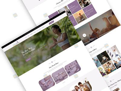 Divine Bliss - Yoga Studio landing page & logo Design by Jitin Mishra ...