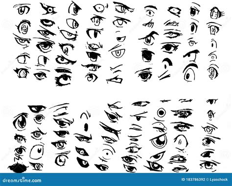 Anime Eyes Drawing Easy Female - In this anime eyes drawing tutorial ...