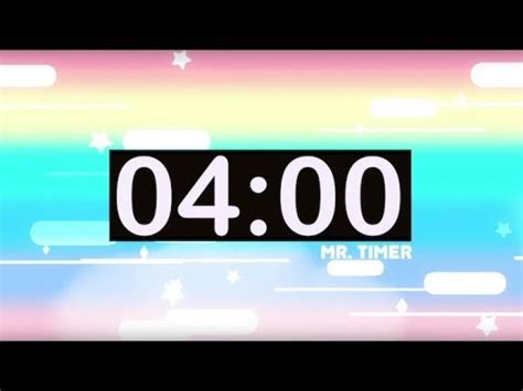 4 Minute Countdown Timer with Music for Kids - YouTube