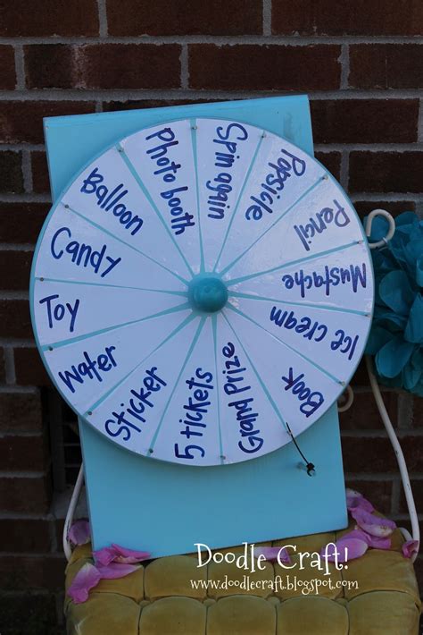 How to Make a DIY Spinner Prize Wheel! | Diy spinner wheel, Spinners ...