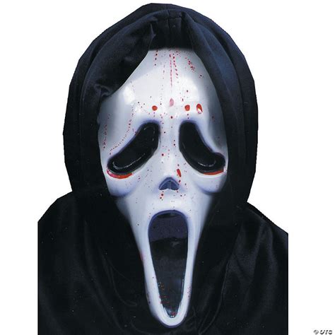 Scream Ghostface Mask with Blood & Pump - Discontinued