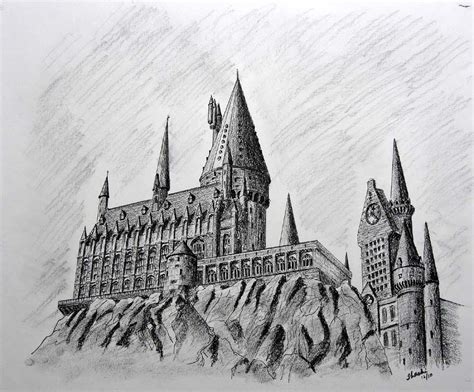 Castle Simple Easy Harry Potter Drawings - canvas-broseph