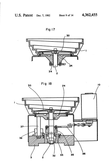 US4362455A - Vibrating bowl feeder | Patent drawing, Bowl, Design