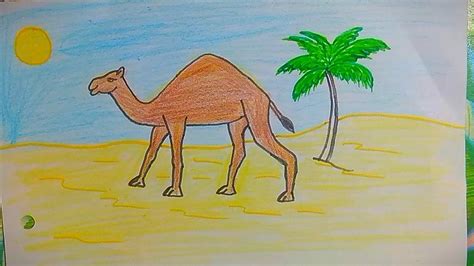 Details 82+ desert drawing with camel best - xkldase.edu.vn