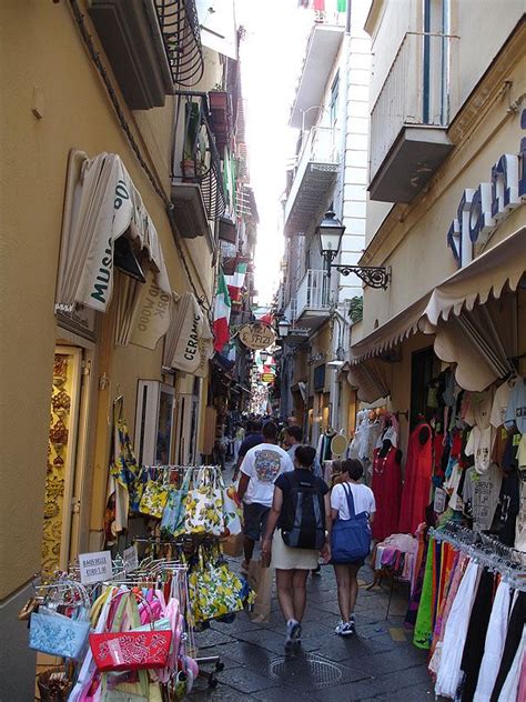 Shopping in Sorrento, Italy Sorrento Italy, Shopping Street, Lorelei ...