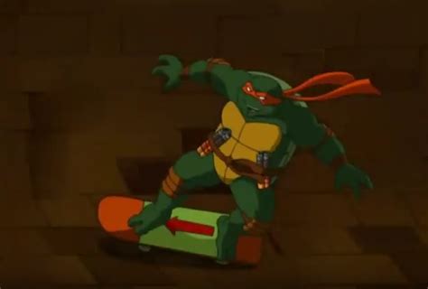 Mikey on his skateboard | Tmnt, Cartoon turtle, Turtles forever