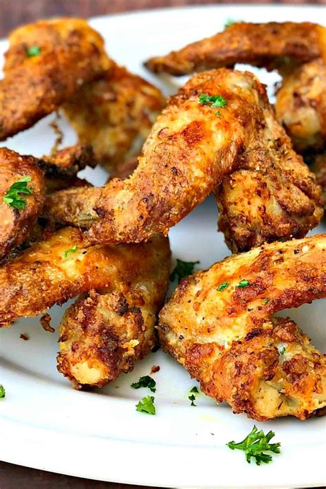 Air Fryer Chicken Wings {Easy & Extra Crispy} - Tiffanie | Recipe ...