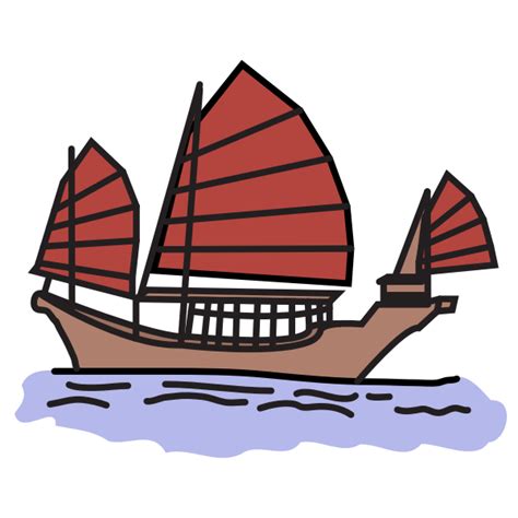 Chinese Junk | Free SVG