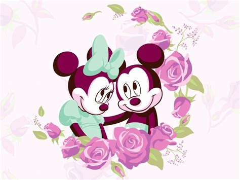 Mickey and Minnie Wallpaper - Mickey and Minnie Wallpaper (6583520 ...