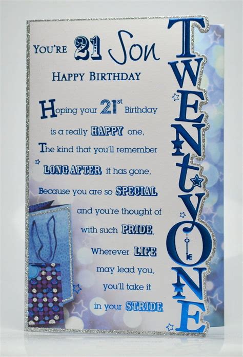 Funny 21st Birthday Quotes For Son - ShortQuotes.cc