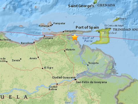 Venezuela Earthquake: 7.0 Quake Shakes Trinidad and Tobago, Grenada ...