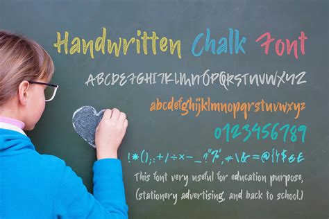 Handwritten Chalk Font | Worth to Buy | Worth to Buy