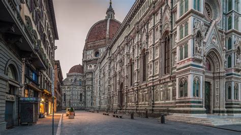 Architecture, Old Building, Town, Street, Florence, Italy, Cathedral ...