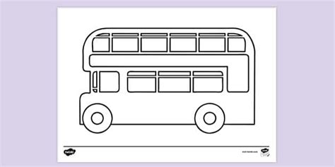 Off Site Visit Bus Colouring Sheet | Colouring Pages