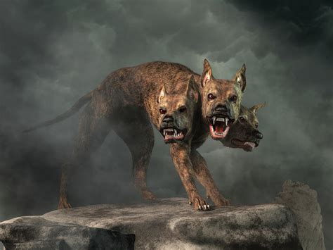 Cerberus Digital Art by Daniel Eskridge