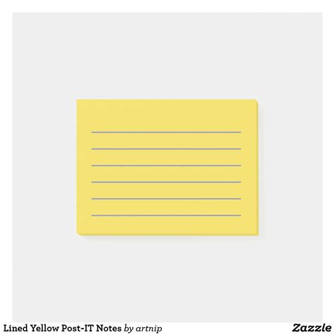 Lined Yellow Notes | Zazzle | Post it notes, Notes, Yellow sticky notes