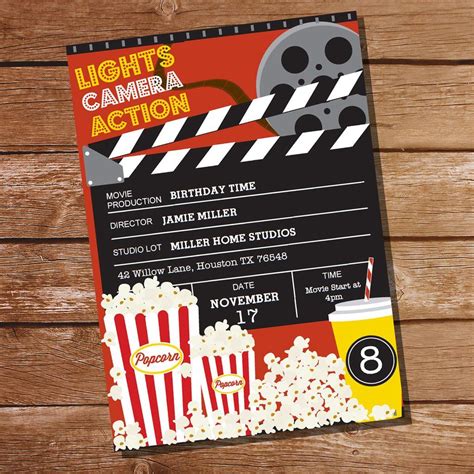 Outdoor Movie Party Invitations - invitationpiper78