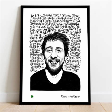 Shane Macgowan Print / Poster / Lyrics - Etsy