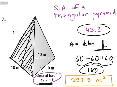 Surface Area Of A Regular Pyramid Formula