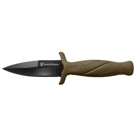 Smith & Wesson® 1100072 FDE Spear Point Fixed Blade Boot Knife | Smith ...