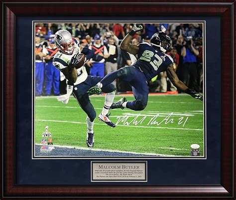 Malcolm Butler Autograph Photo Super Bowl XLIX Interception 23x27 - New ...