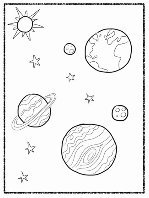 Free Printable Solar System Coloring Pages For Kids