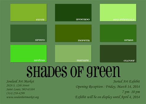 Shades of Green | Paint Colors