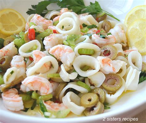 Shrimp and Calamari Salad - 2 Sisters Recipes by Anna and Liz