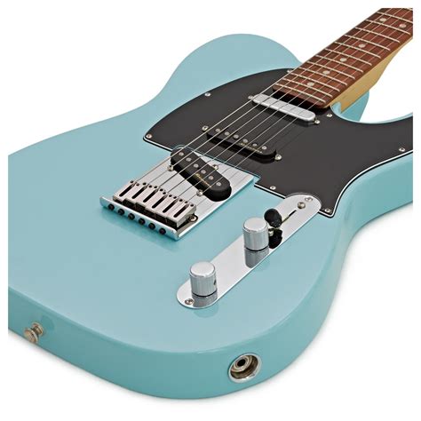 Fender Deluxe Nashville Telecaster PF, Blue w/ Black Pickguard at ...