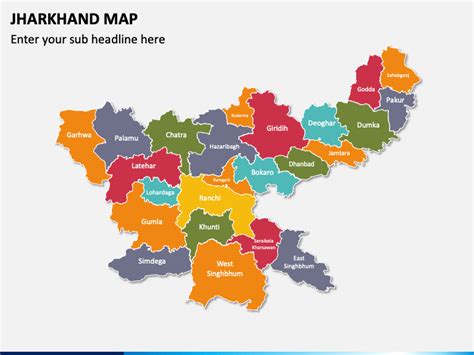 Jharkhand Map PowerPoint Template - PPT Slides