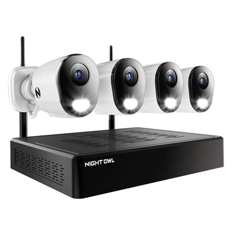 10 Channel 4K Wi-Fi NVR Security System with 1TB Hard Drive and 4 Wi-F ...